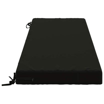 vidaXL 2-Piece Bench Cushions SOEST 2 pcs 100% Polyester Black 5