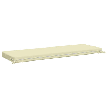 vidaXL 2-Piece Bench Cushions SOEST 2 pcs 100% Polyester Cream 6