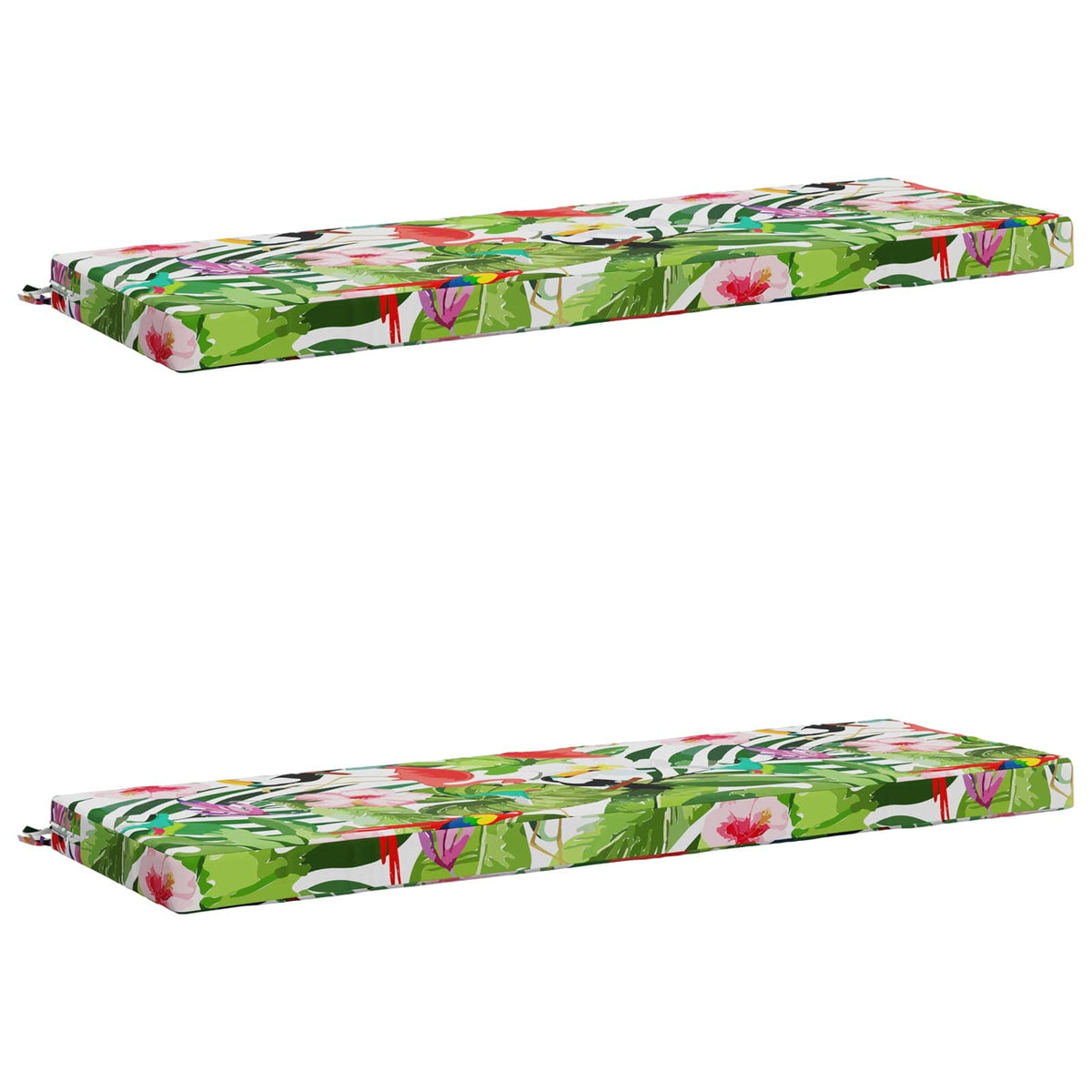 vidaXL 2-Piece Bench Cushions SOEST 2 pcs 100% Polyester Multicolour 2