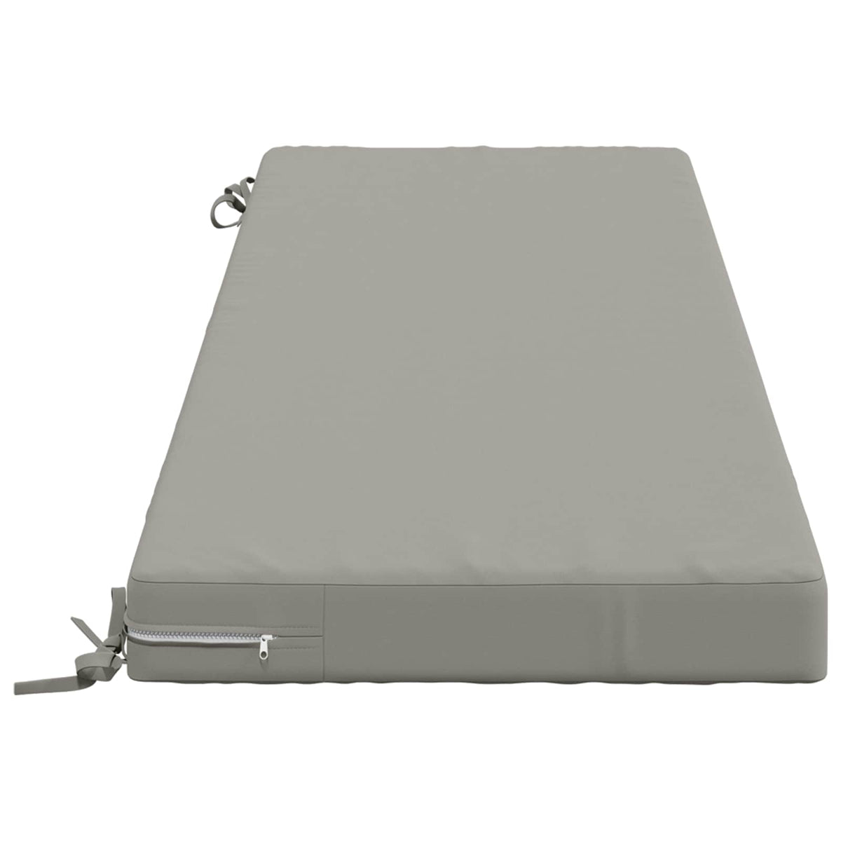 vidaXL 2-Piece Bench Cushions SOEST 2 pcs 100% Polyester Grey 5