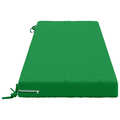 vidaXL 2-Piece Bench Cushions SOEST 2 pcs 100% Polyester Green 5