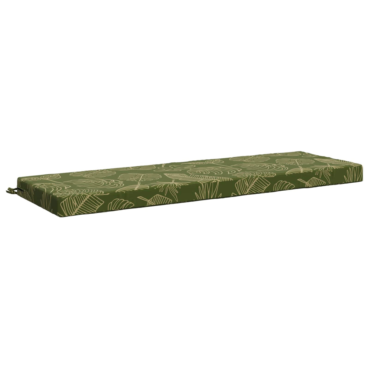 vidaXL 2-Piece Bench Cushions SOEST 2 pcs 100% Polyester Leaf Design 4