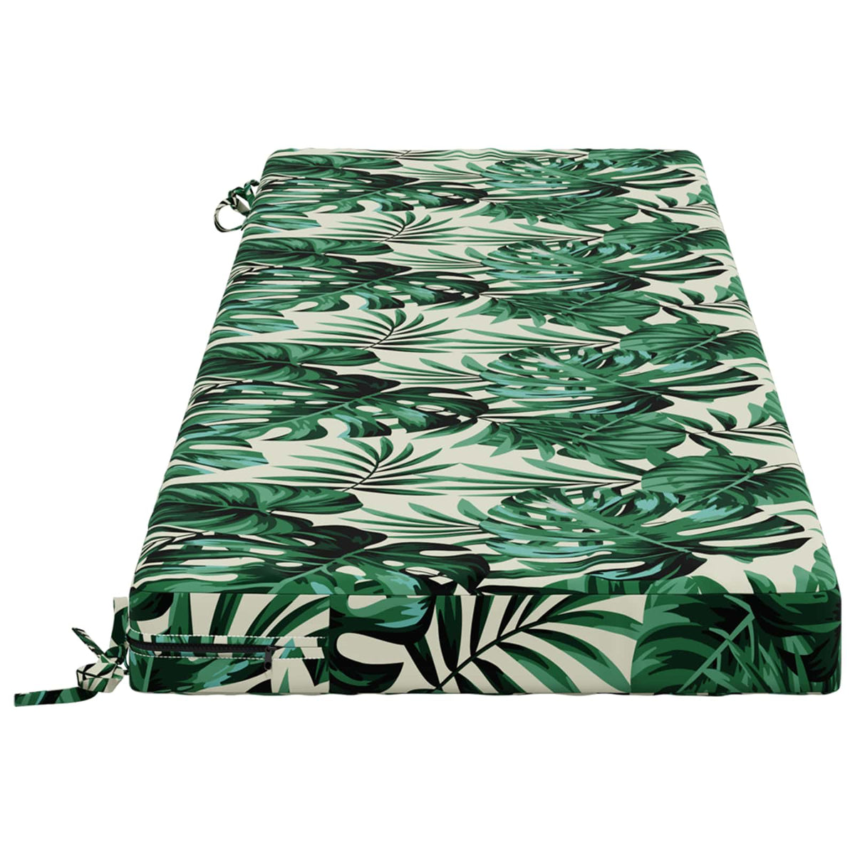 vidaXL 2-Piece Bench Cushions SOEST 2 pcs 100% Polyester Leaf Pattern 5