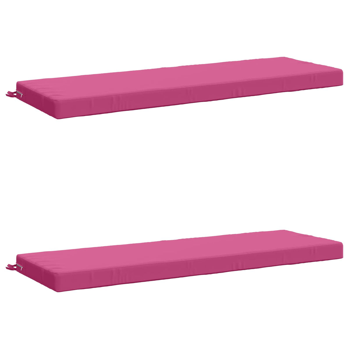 vidaXL 2-Piece Bench Cushions SOEST 2 pcs 100% Polyester Pink 2