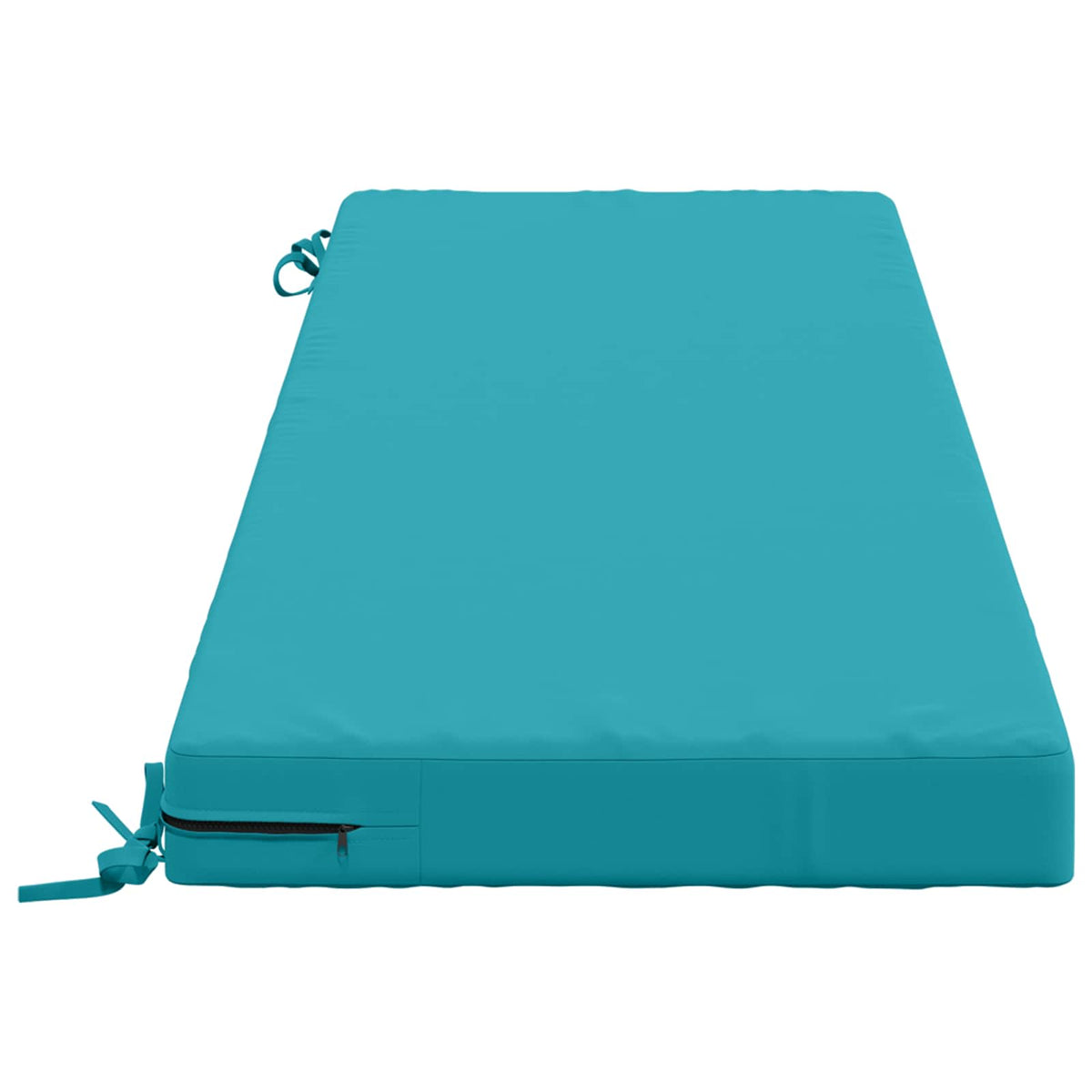 vidaXL 2-Piece Bench Cushions SOEST 100% Polyester Turquoise 5