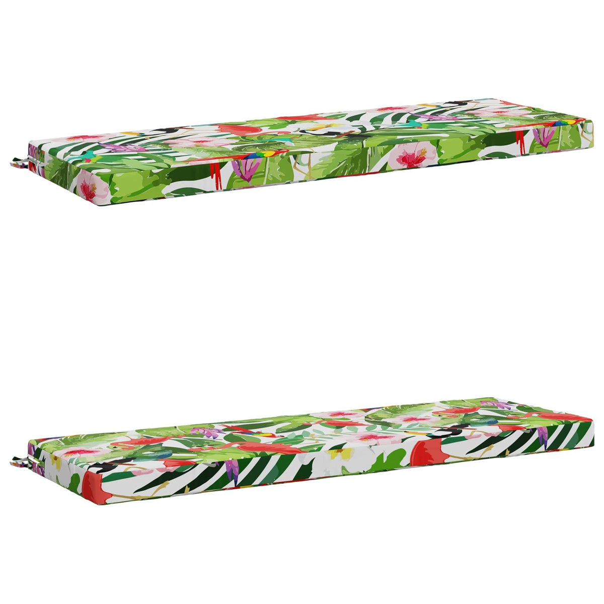 vidaXL Bench Cushions SOEST 2 pcs 100% Polyester Multicolour 2