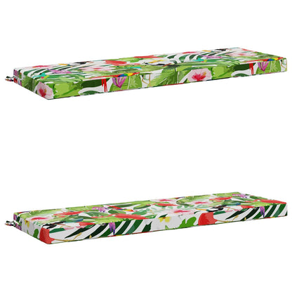vidaXL Bench Cushions SOEST 2 pcs 100% Polyester Multicolour 2