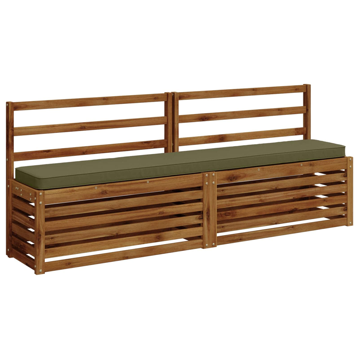 2-Piece Bench Cushions in Olive Green