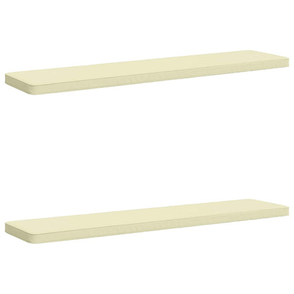 vidaXL 2-Piece Bench Cushions VUGHT 2 pcs 100% Polyester Cream 2