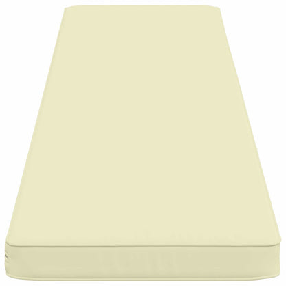 vidaXL 2-Piece Bench Cushions VUGHT 2 pcs 100% Polyester Cream 5