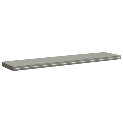 vidaXL 2-Piece Bench Cushions VUGHT 2 pcs 100% Polyester Grey 6