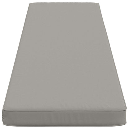 vidaXL 2-Piece Bench Cushions VUGHT 2 pcs 100% Polyester Grey 5