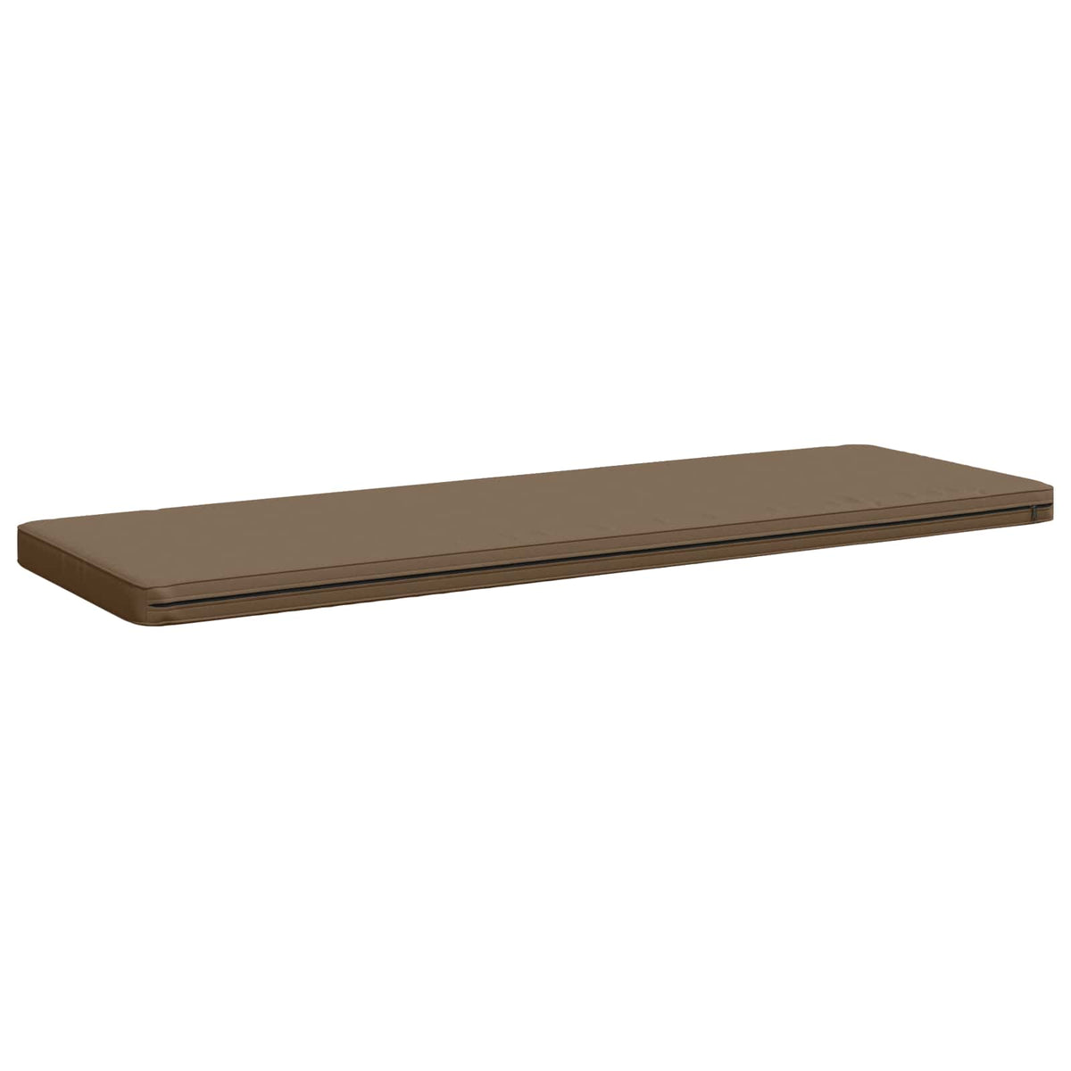 vidaXL 2-Piece Bench Cushions VUGHT 2 pcs 100% Polyester Taupe 6