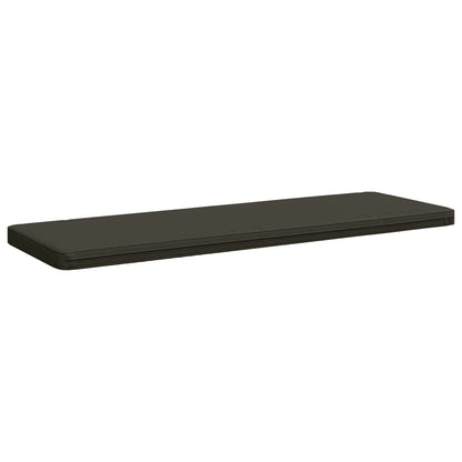 vidaXL 2-Piece Bench Cushions VUGHT 2 pcs 100% Polyester Anthracite 6