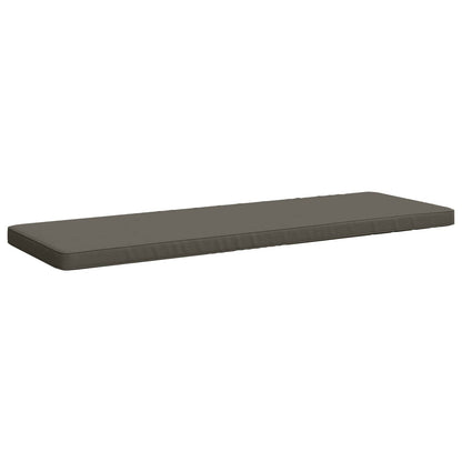 vidaXL 2-Piece Bench Cushions VUGHT 2 pcs 100% Polyester Grey 4