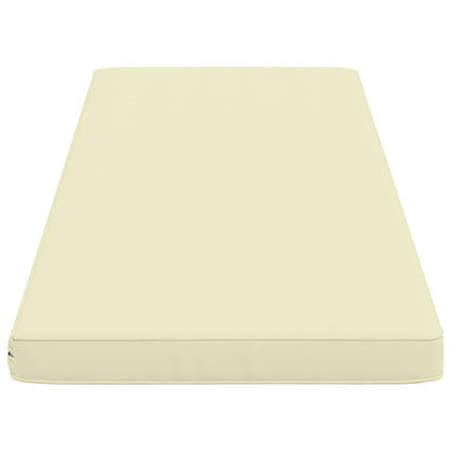 vidaXL 2-Piece Bench Cushions VUGHT 2 pcs 100% Polyester Cream 5
