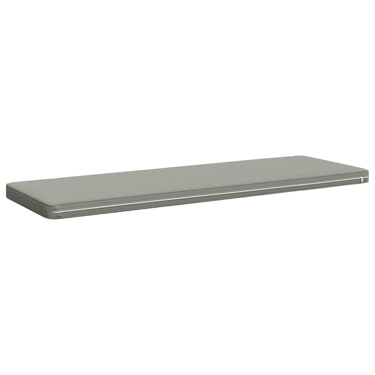 vidaXL 2-Piece Bench Cushions VUGHT 2 pcs 100% Polyester Grey 6