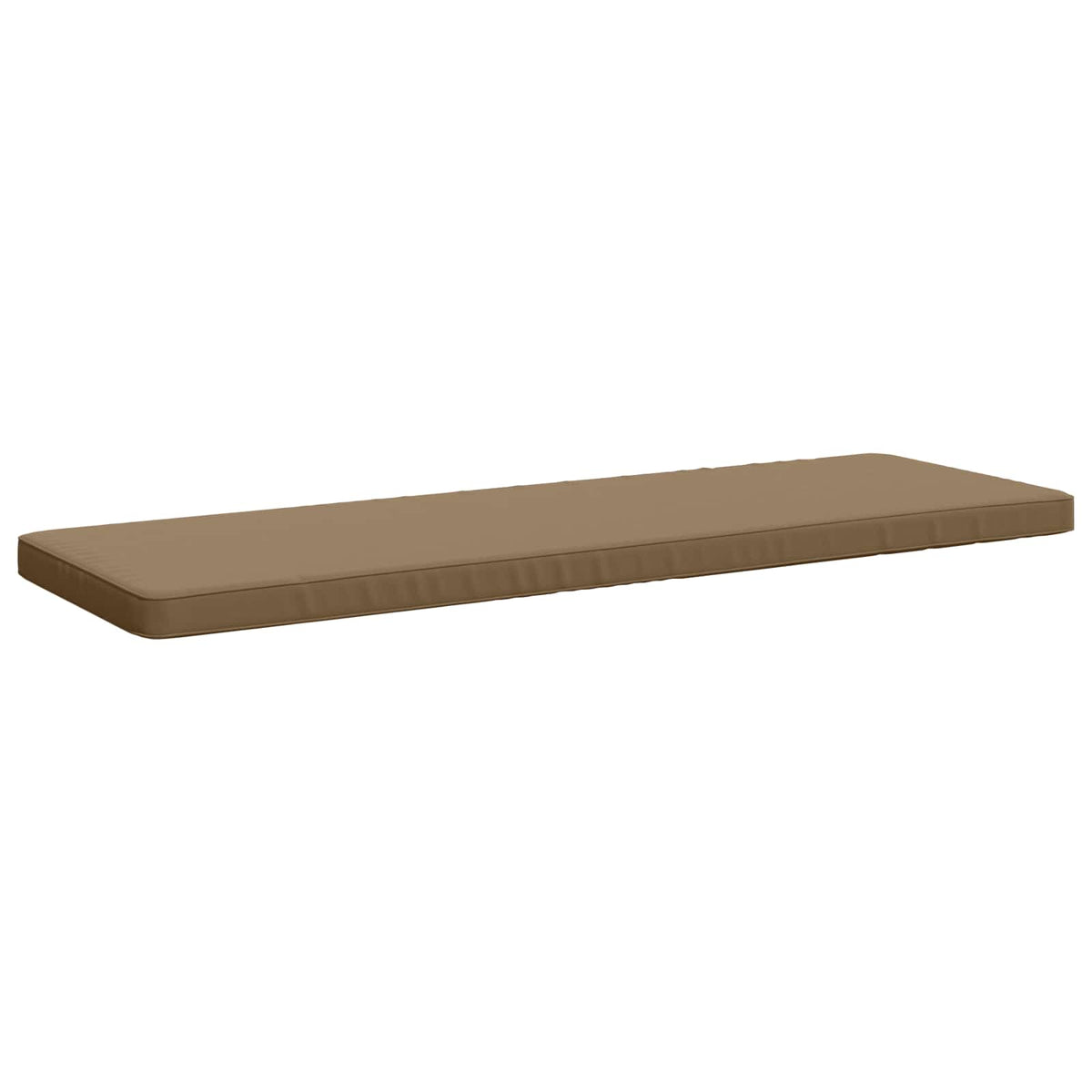 vidaXL 2-Piece Bench Cushions VUGHT 2 pcs 100% Polyester Taupe 4
