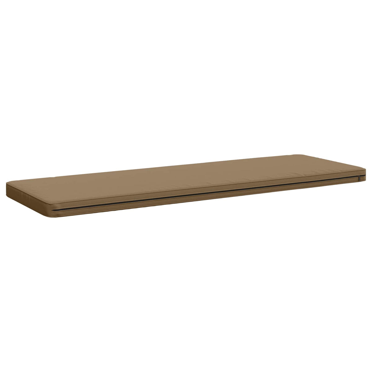 vidaXL 2-Piece Bench Cushions VUGHT 2 pcs 100% Polyester Taupe 6