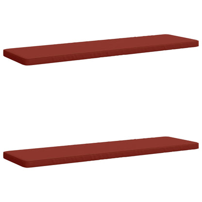 vidaXL 2-Piece Bench Cushions VUGHT 2 pcs 100% Polyester Red 2