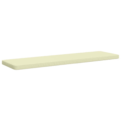 vidaXL 2-Piece Bench Cushions VUGHT 2 pcs 100% Polyester Cream 4