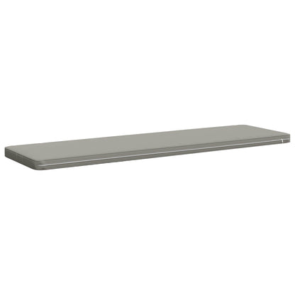 vidaXL 2-Piece Bench Cushions VUGHT 2 pcs 100% Polyester Grey 6