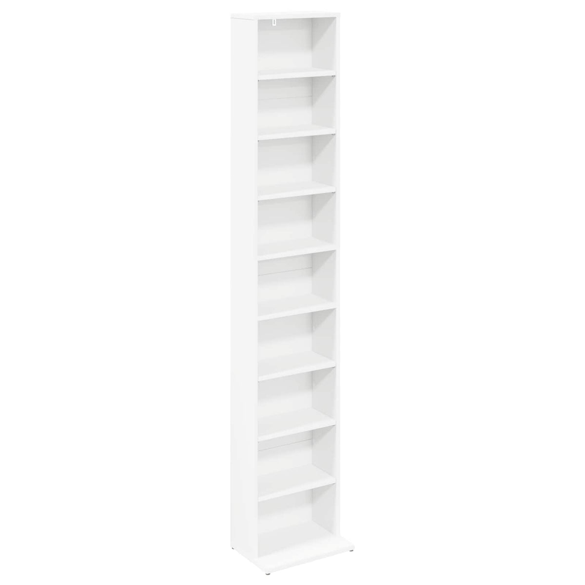 vidaXL CD Cabinet White 33 x 23.5 x 175 cm Engineered Wood 2