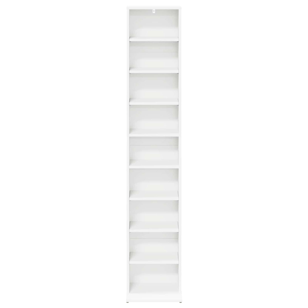 vidaXL CD Cabinet White 33 x 23.5 x 175 cm Engineered Wood 4