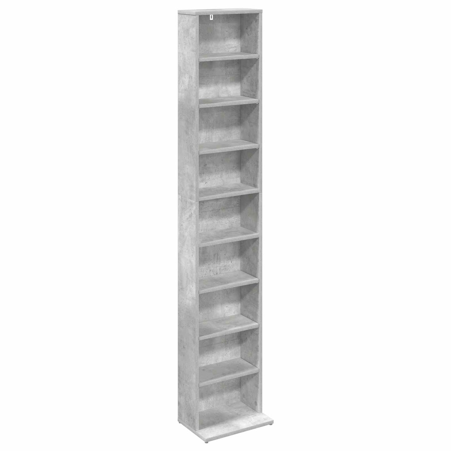 vidaXL CD Cabinet Concrete Grey 33 x 23.5 x 175 cm Engineered Wood 2