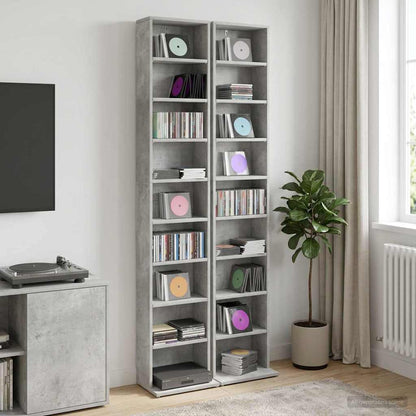 vidaXL CD Cabinet Engineered Wood 2 pcs Width 33 cm