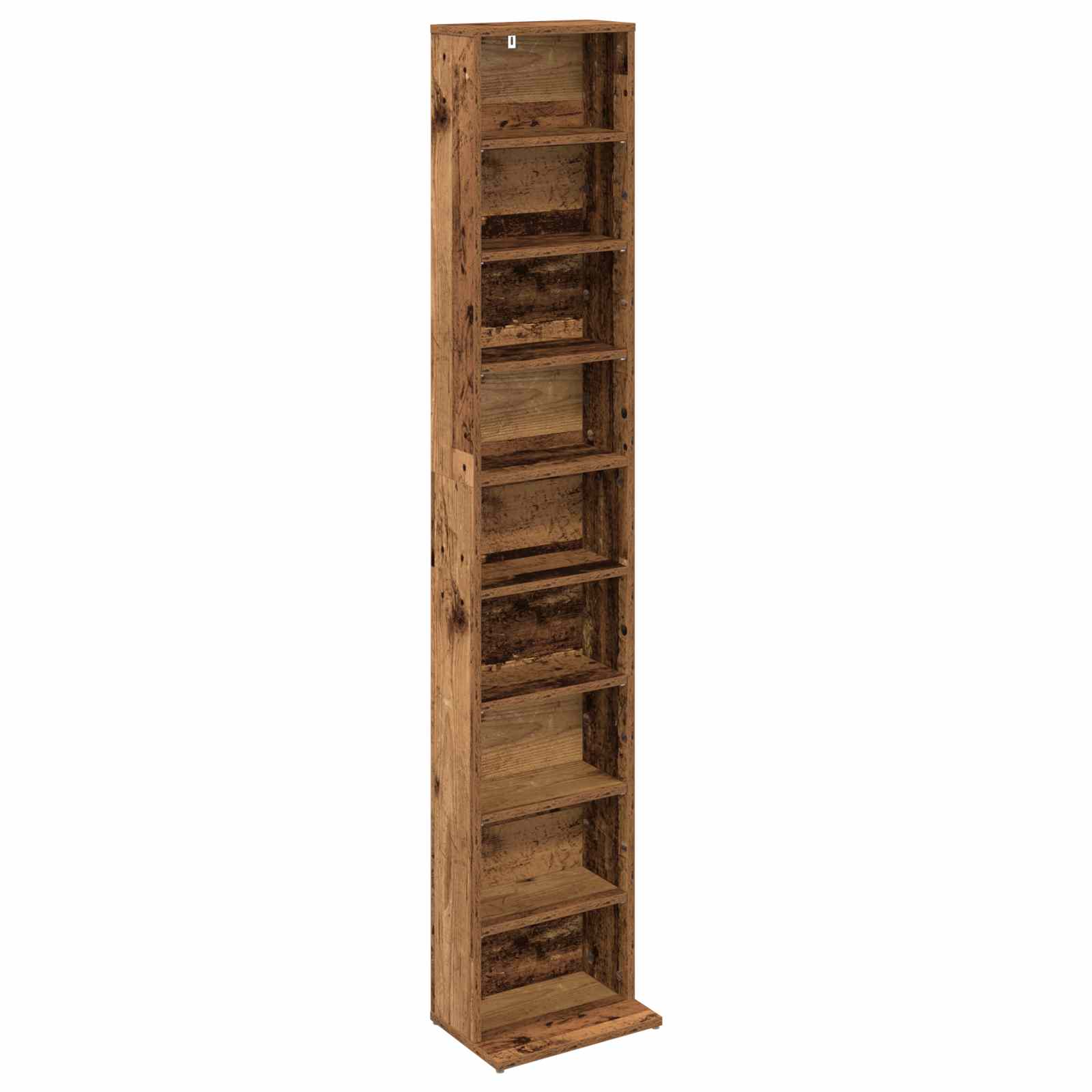 vidaXL CD Cabinet Oak Wood 33 x 23.5 x 175 cm Engineered Wood 2