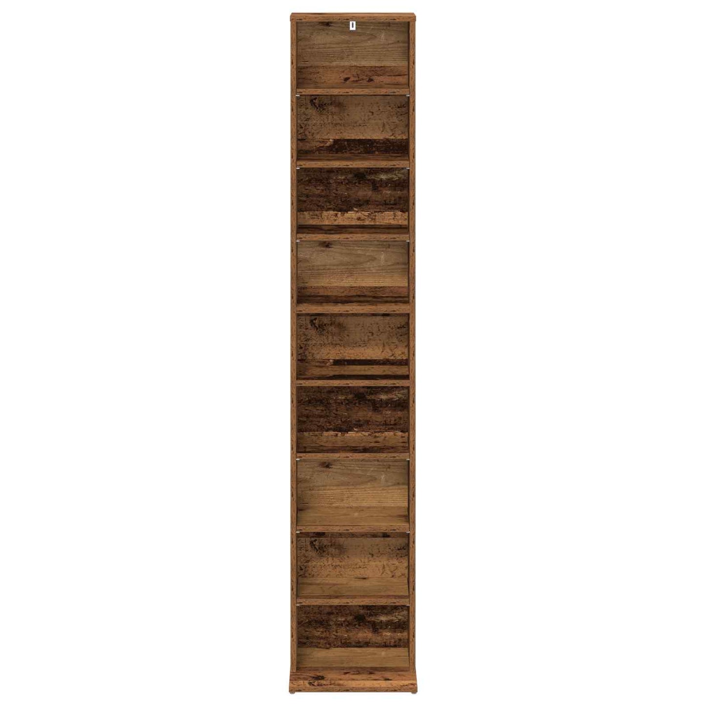 vidaXL CD Cabinet Oak Wood 33 x 23.5 x 175 cm Engineered Wood 4