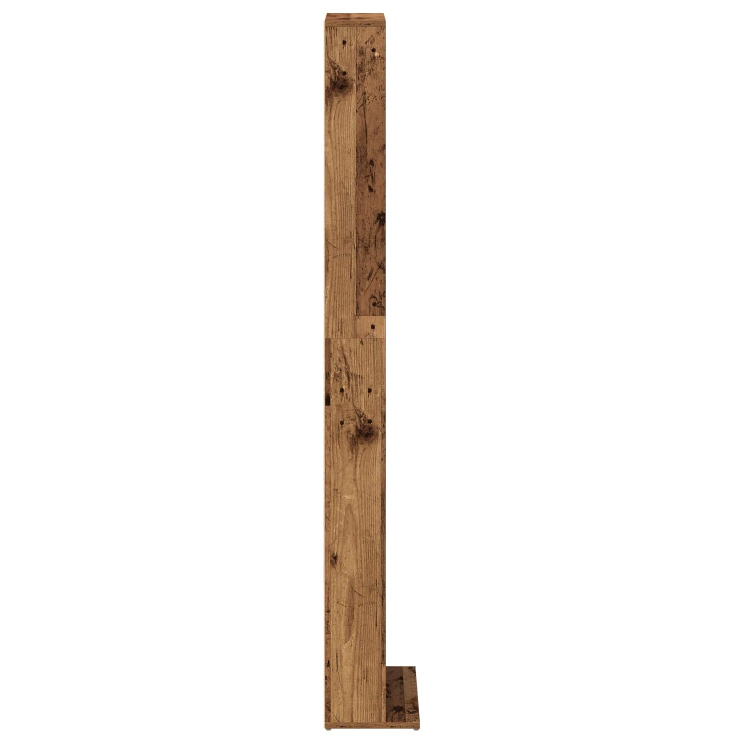 vidaXL CD Cabinet Oak Wood 33 x 23.5 x 175 cm Engineered Wood 5