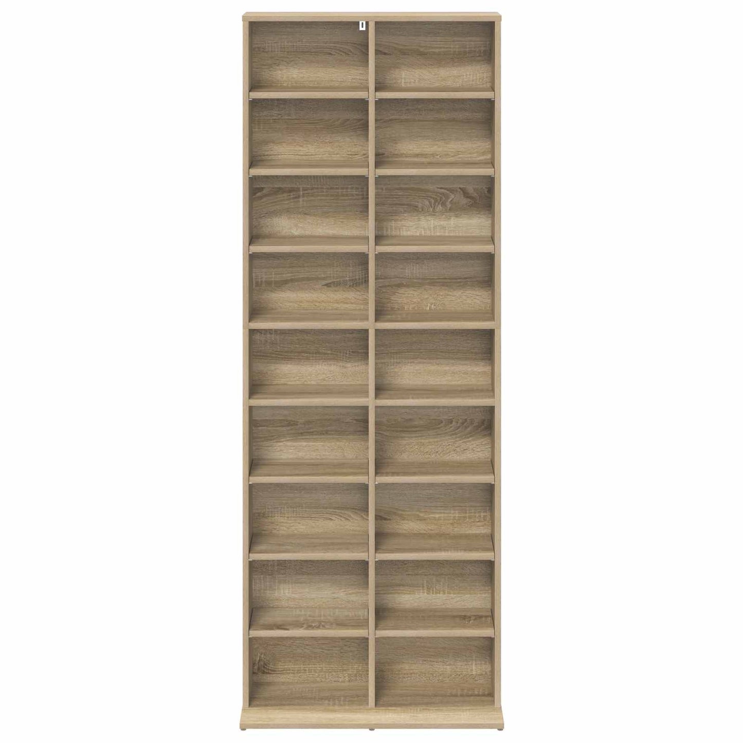 vidaXL CD Cabinet Sonoma Oak 65 x 23.5 x 175 cm Engineered Wood 4
