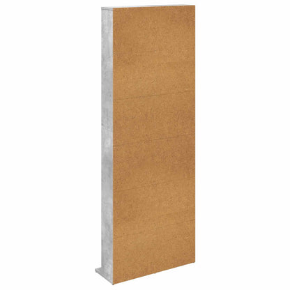 vidaXL CD Cabinet Concrete Grey 65 x 23.5 x 175 cm Engineered Wood 6