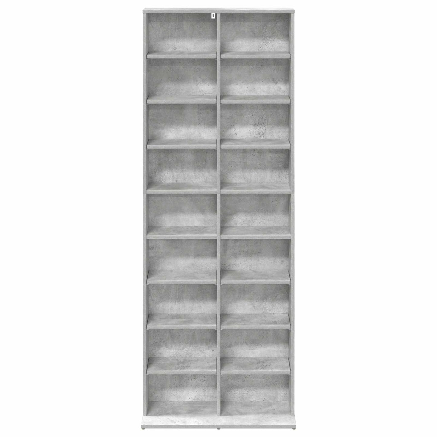 vidaXL CD Cabinet Concrete Grey 65 x 23.5 x 175 cm Engineered Wood 4