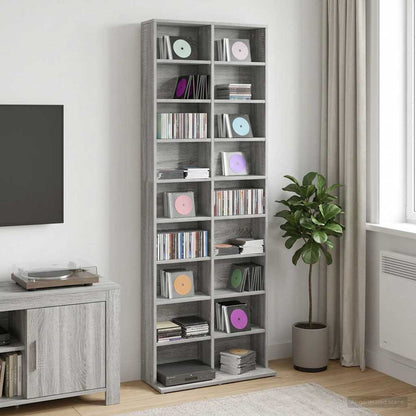 vidaXL CD Cabinet Engineered Wood Height 175 cm