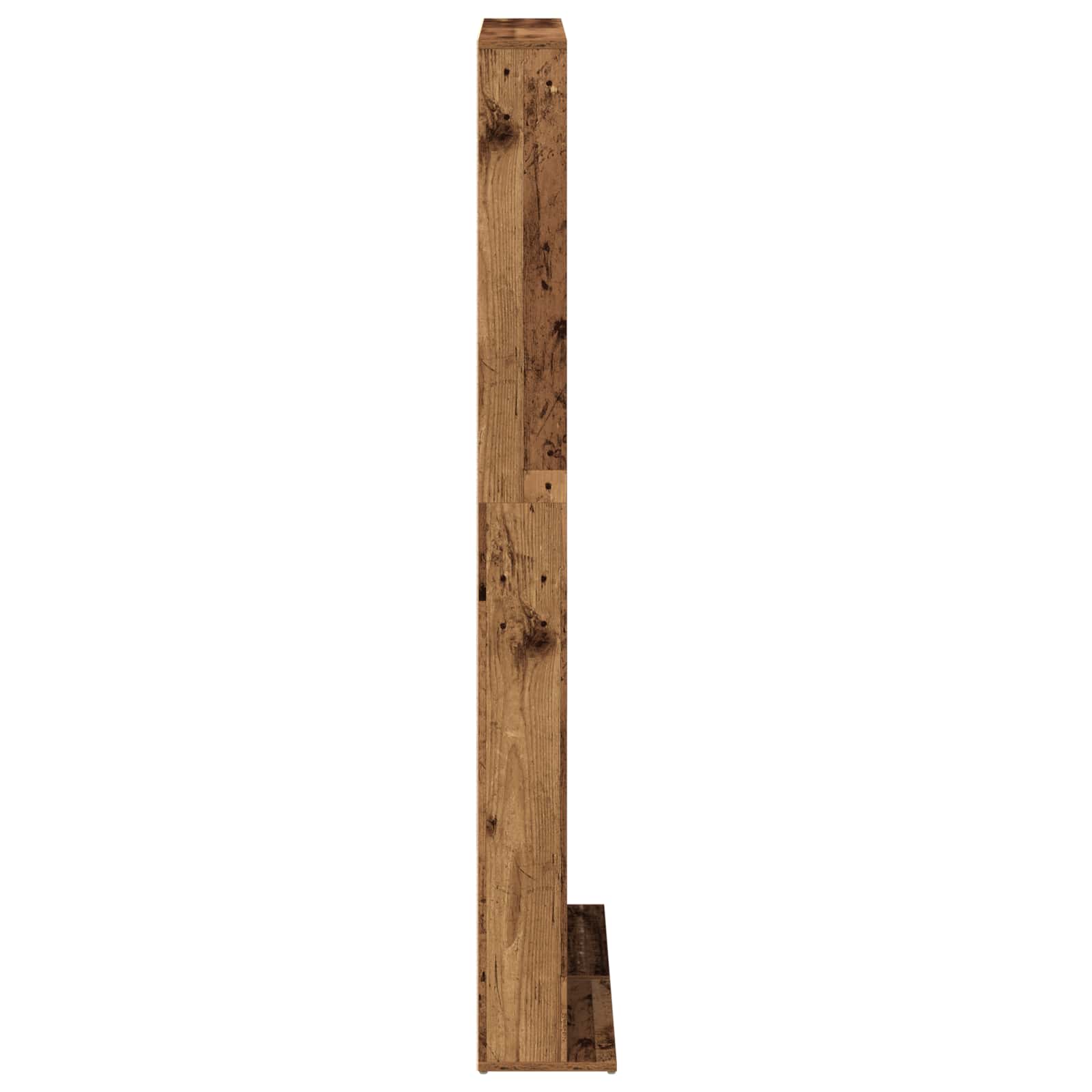 vidaXL CD Cabinet Oak Wood 65 x 23.5 x 175 cm Engineered Wood 5