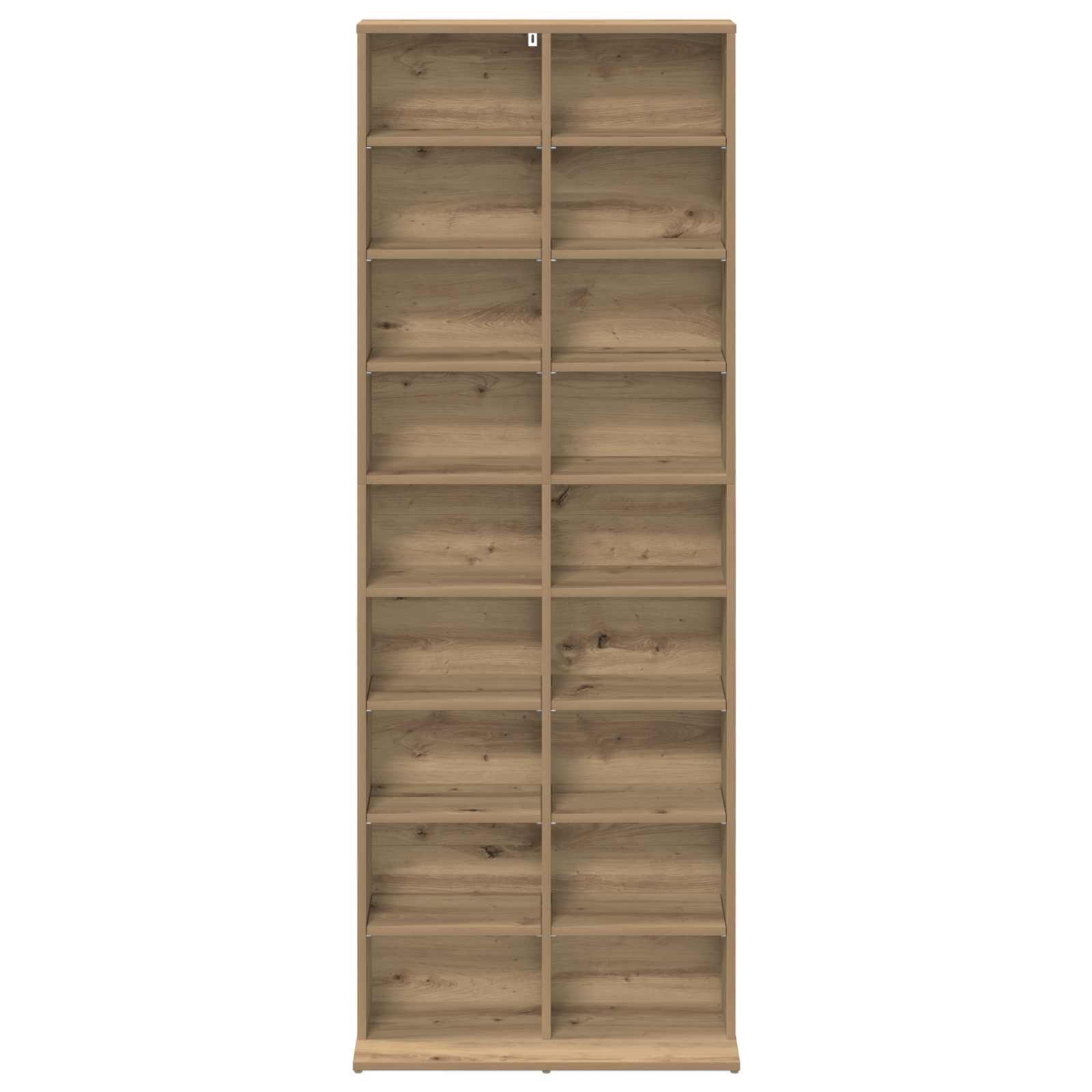 vidaXL CD Cabinet Artisan Oak 65 x 23.5 x 175 cm Engineered Wood 4