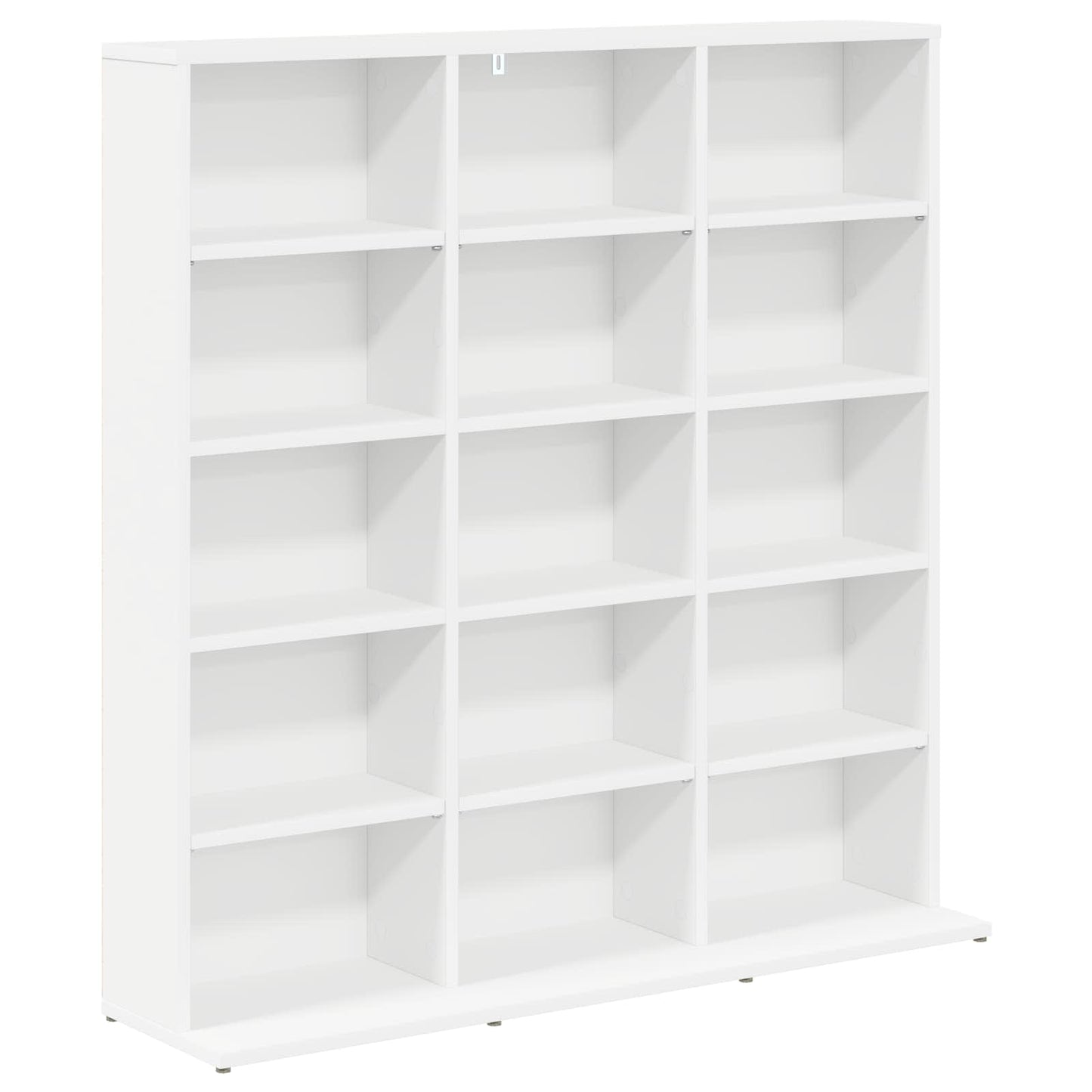 vidaXL CD Cabinet White 96 x 23.5 x 97.5 cm Engineered Wood 2