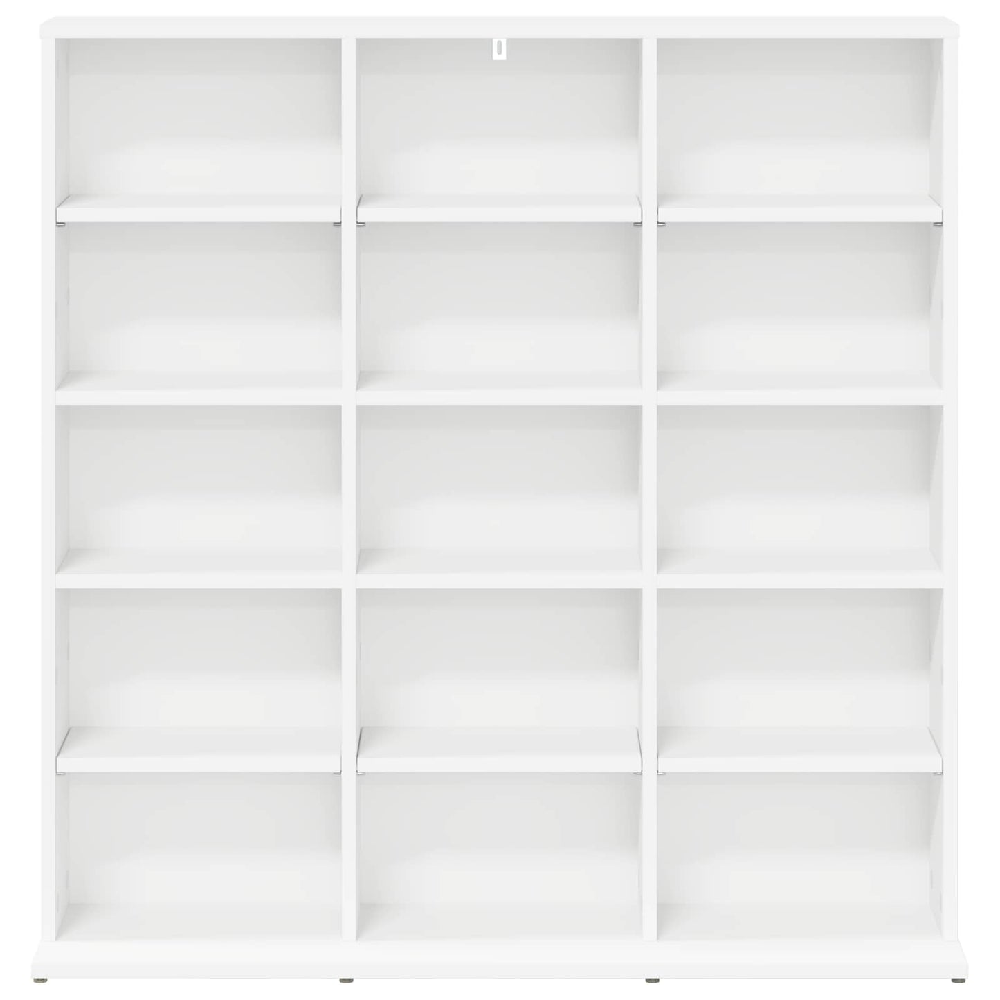 vidaXL CD Cabinet White 96 x 23.5 x 97.5 cm Engineered Wood 4