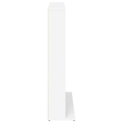 vidaXL CD Cabinet White 96 x 23.5 x 97.5 cm Engineered Wood 5