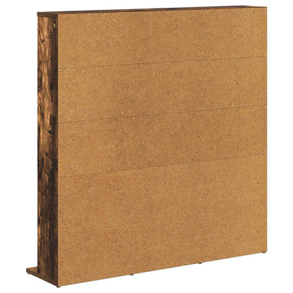 vidaXL CD Cabinet Smoked Oak 96 x 23.5 x 97.5 cm Engineered Wood 6
