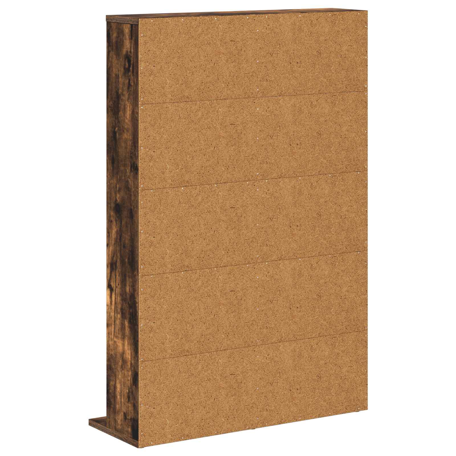 vidaXL CD Cabinet Smoked Oak 65 x 23.5 x 97.5 cm Engineered Wood 6