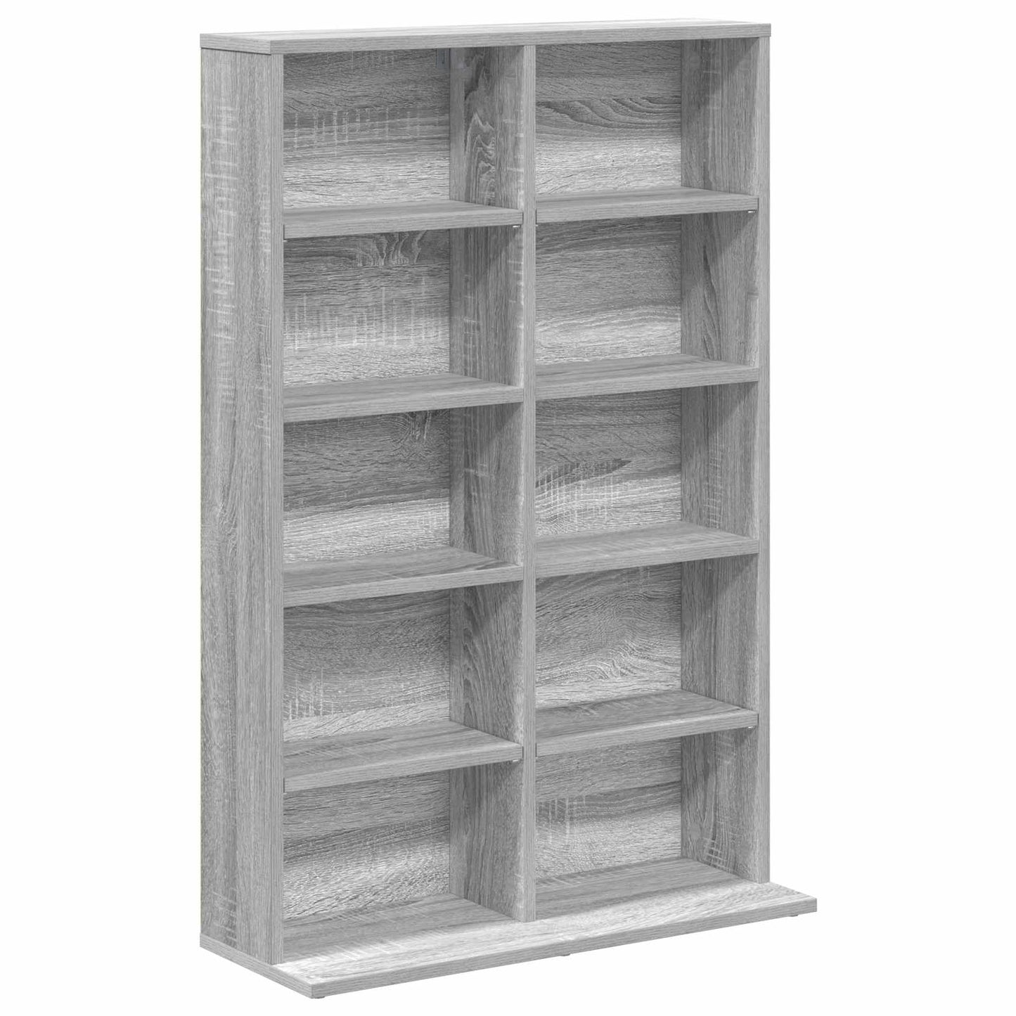 vidaXL CD Cabinet Grey Sonoma 65 x 23.5 x 97.5 cm Engineered Wood 2