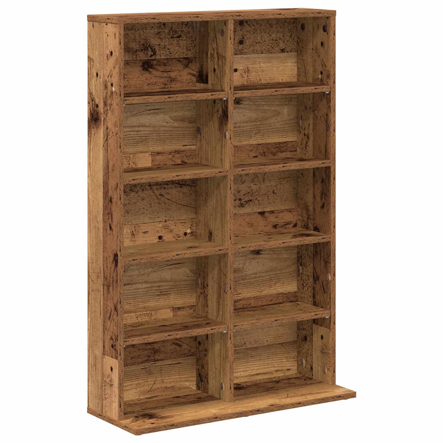 vidaXL CD Cabinet Oak Wood 65 x 23.5 x 97.5 cm Engineered Wood 2