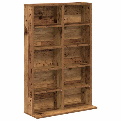 vidaXL CD Cabinet Oak Wood 65 x 23.5 x 97.5 cm Engineered Wood 2
