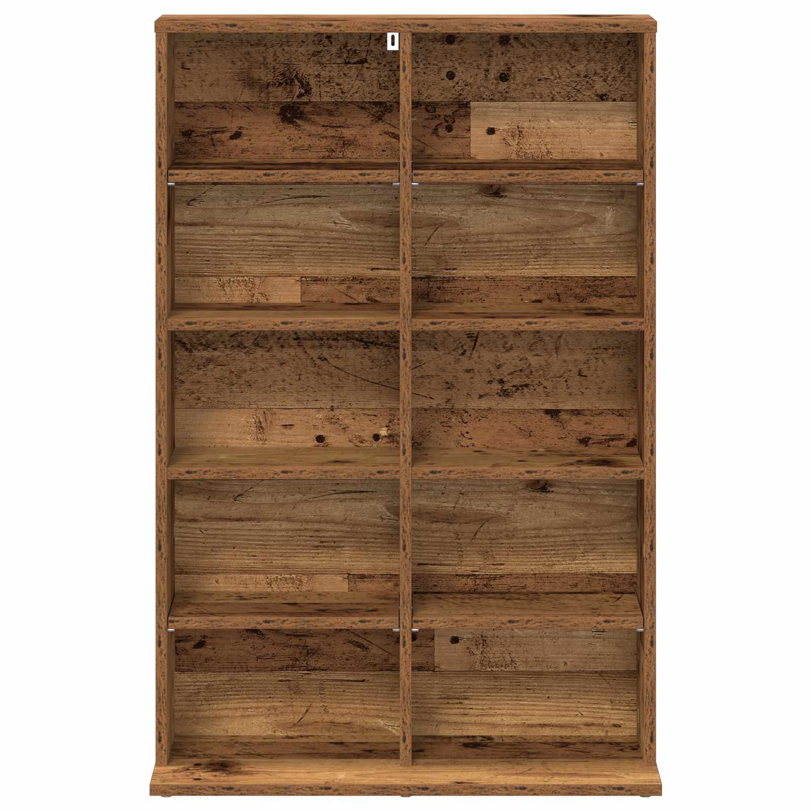 vidaXL CD Cabinet Oak Wood 65 x 23.5 x 97.5 cm Engineered Wood 4