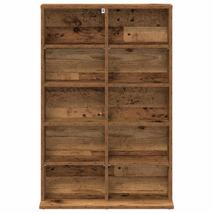 vidaXL CD Cabinet Oak Wood 65 x 23.5 x 97.5 cm Engineered Wood 4