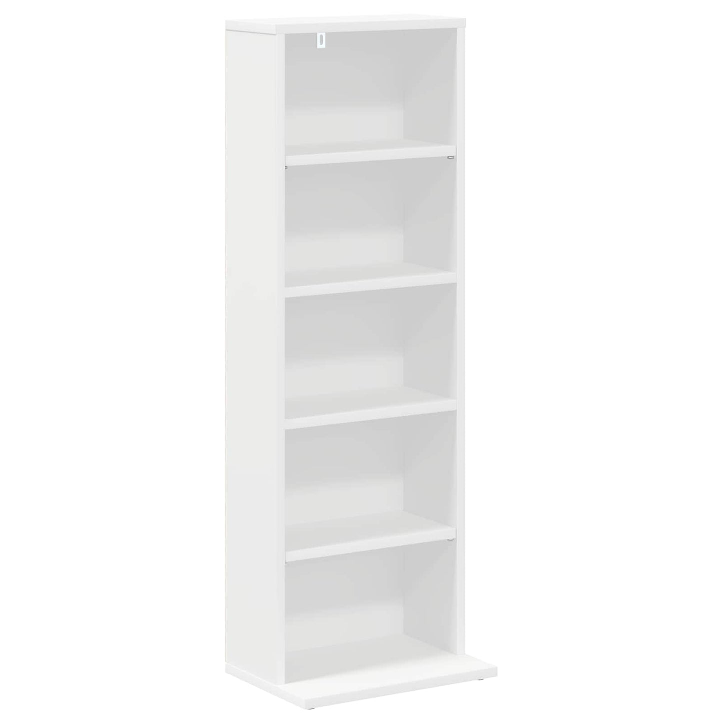 vidaXL CD Cabinet 2 pcs White 33 x 23.5 x 97.5 cm Engineered Wood 4
